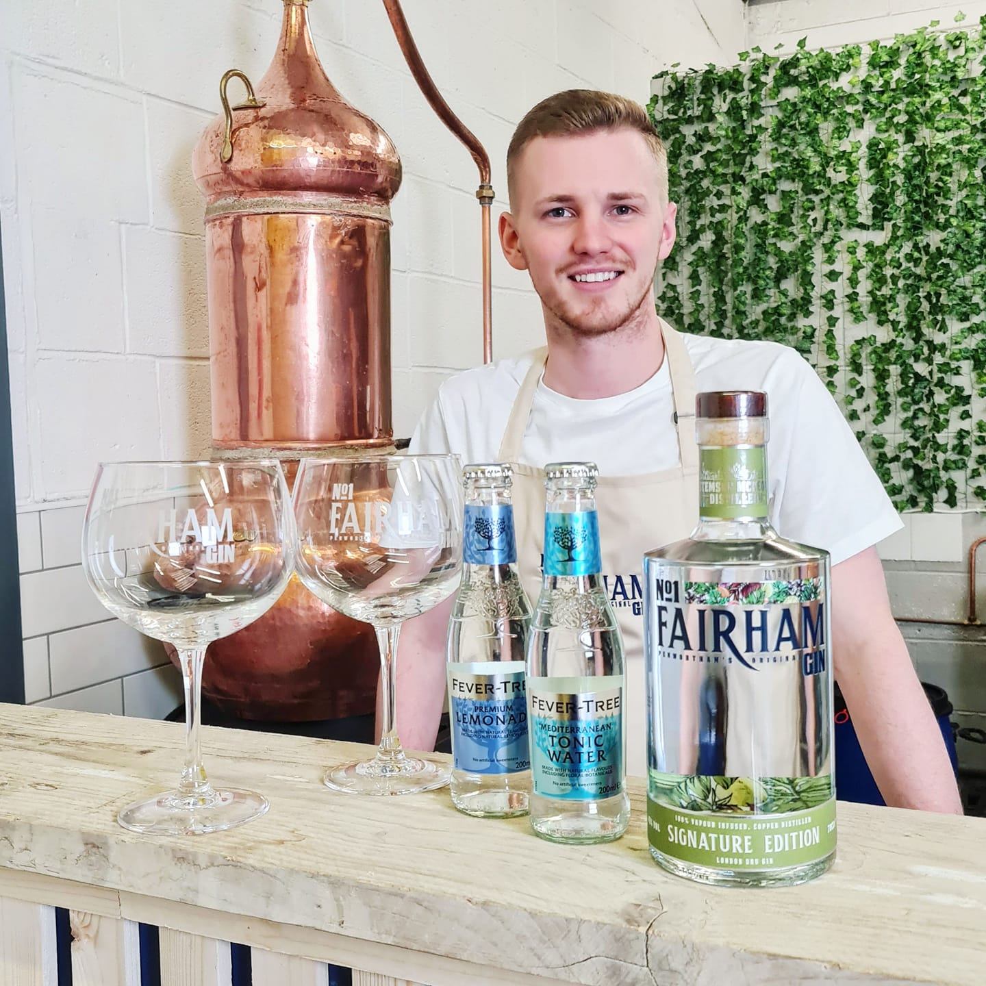 Small distillery in Lancashire producing 100% vapour infused dry gin