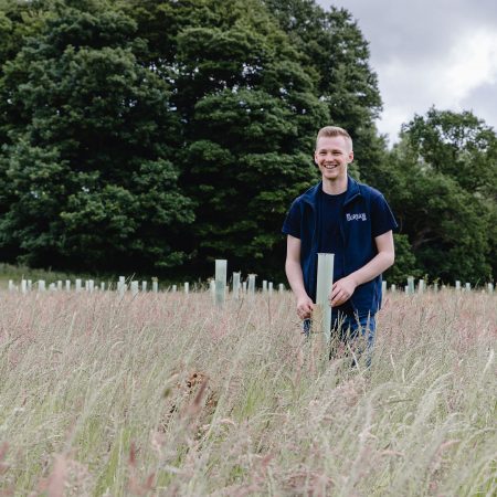 Liam Stemson Ribble Rivers Trust and No.1 Fairham Gin new partnership to plant trees in Lancashire