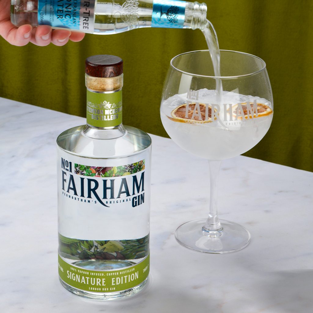 Our Lancashire craft gin perfect serve with Fever-Tree Mediterranean tonic