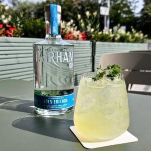 Best gin cocktail to make for guests. Delicious cocktail made with craft gin. Fairham's Bar in Lancashire.
