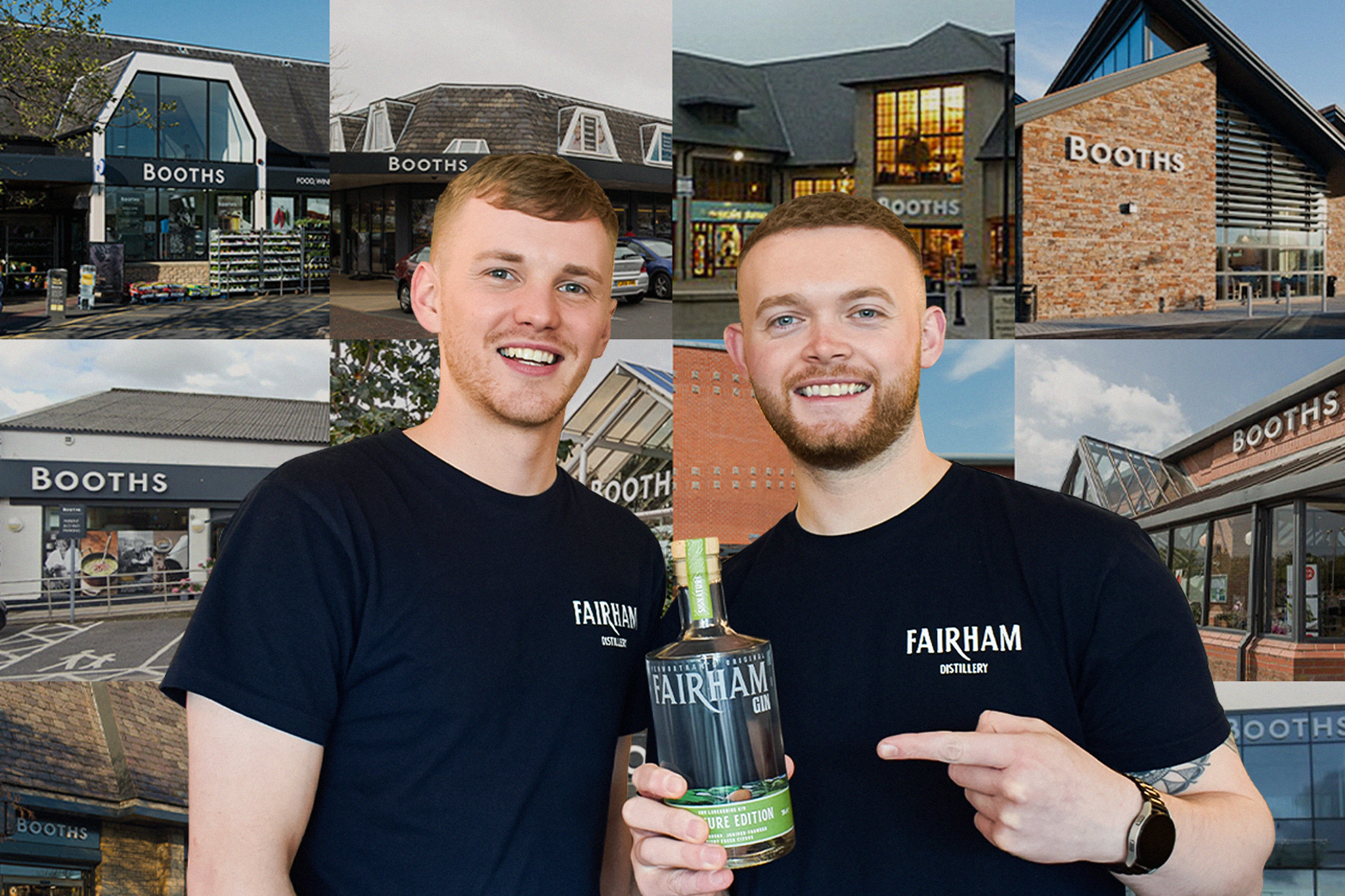 North West Gin Stocked in Booths. Booths Store Locator Gin Gifting from Lancashire