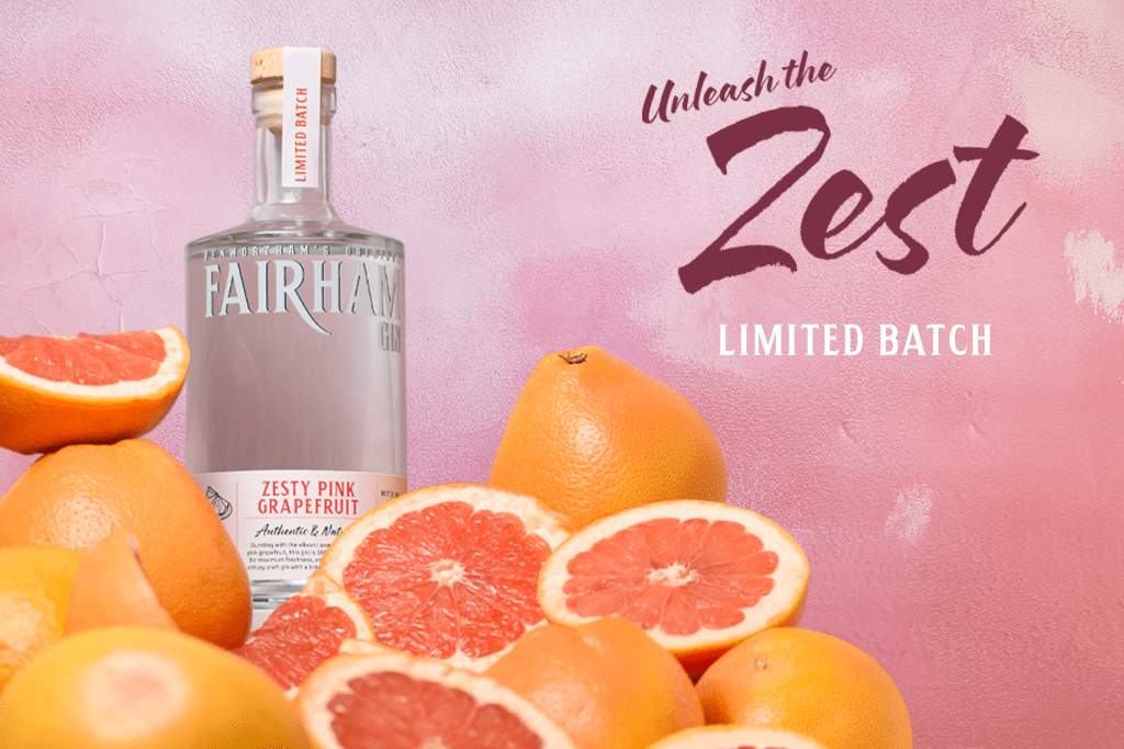 Pink Grapefruit Gin Mediterranean style with rosemary and lemongrass. Classic gin, authentic and natural